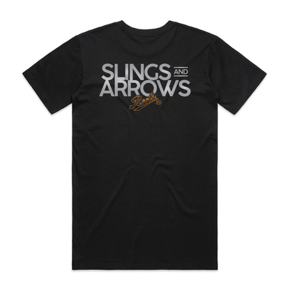 Roots 30 – Slings &amp; Arrows – Official Event T-Shirt