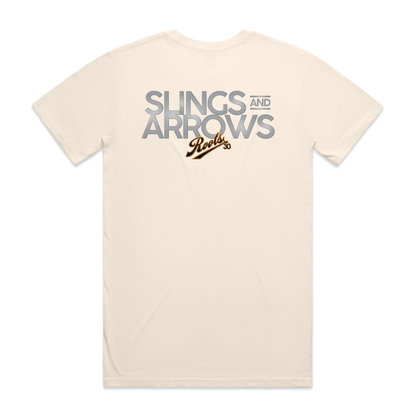 Roots 30 – Slings &amp; Arrows – Official Event T-Shirt