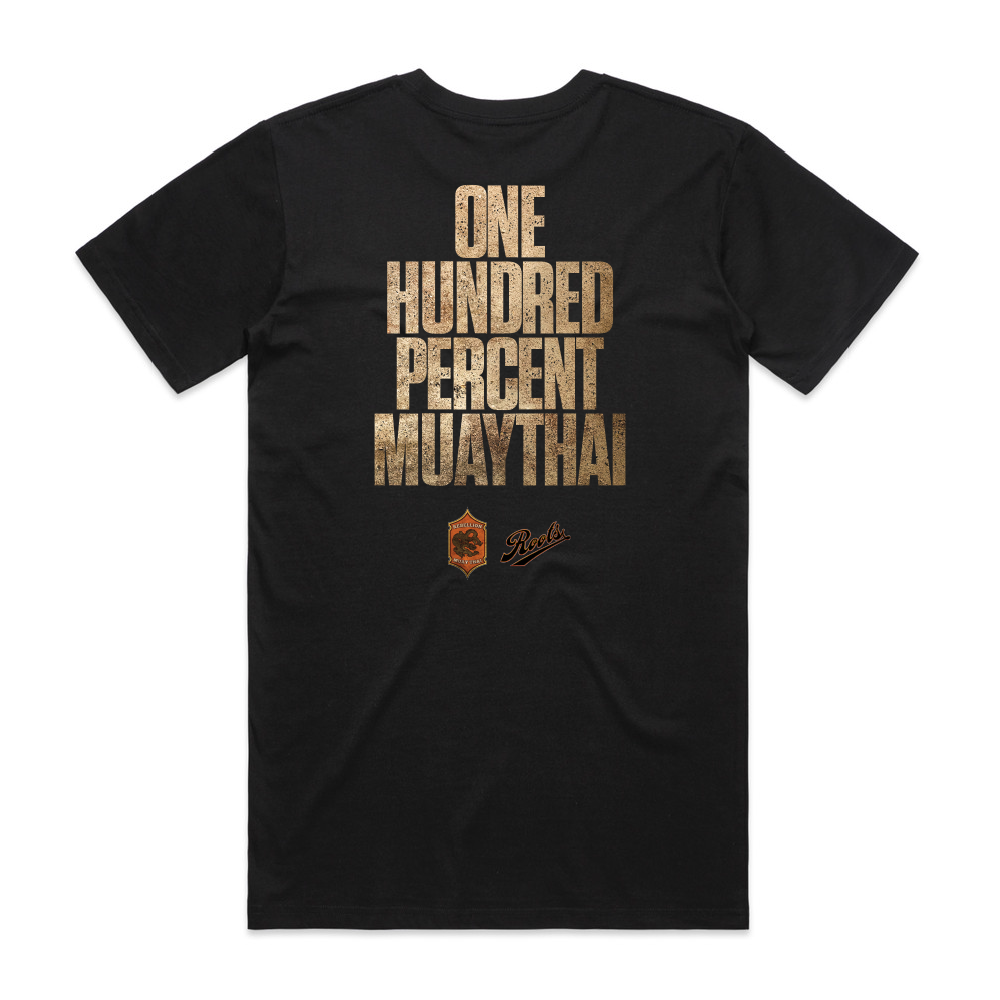 Muaythai to the World X Rebellion – Official Event T-Shirt - Black