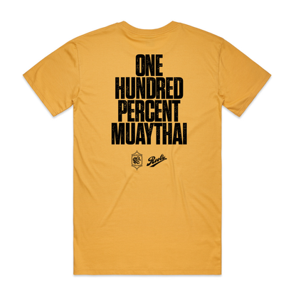 Muaythai to the World X Rebellion – Official Event T-Shirt - Gold
